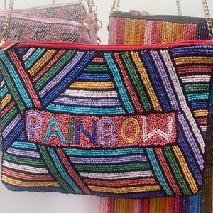 Rainbow 🌈 Beaded Clutch